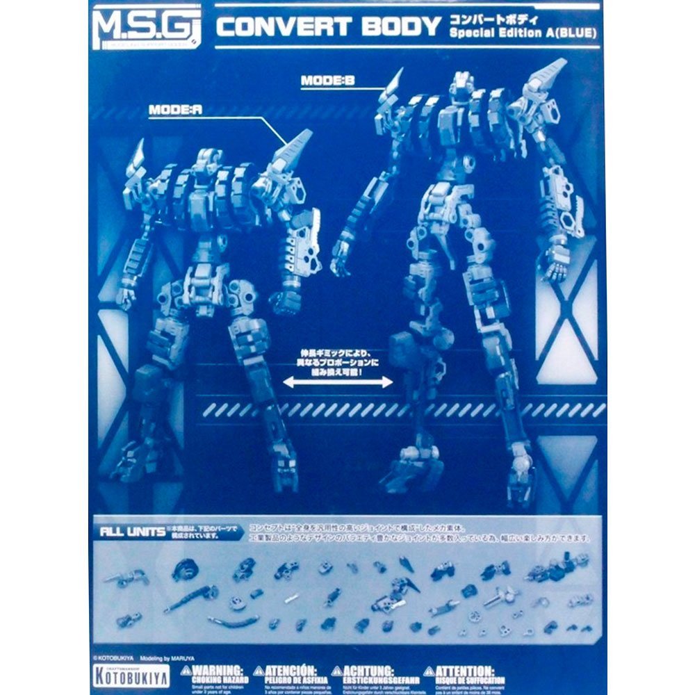 KOTOBUKIYA MODELING SUPPORT GOODS: CONVERT BODY SPECIAL EDITION A (BLUE) KOTOBUKIYA MODELING SUPPORT GOODS: CONVERT BODY SPECIAL EDITION A (BLUE)